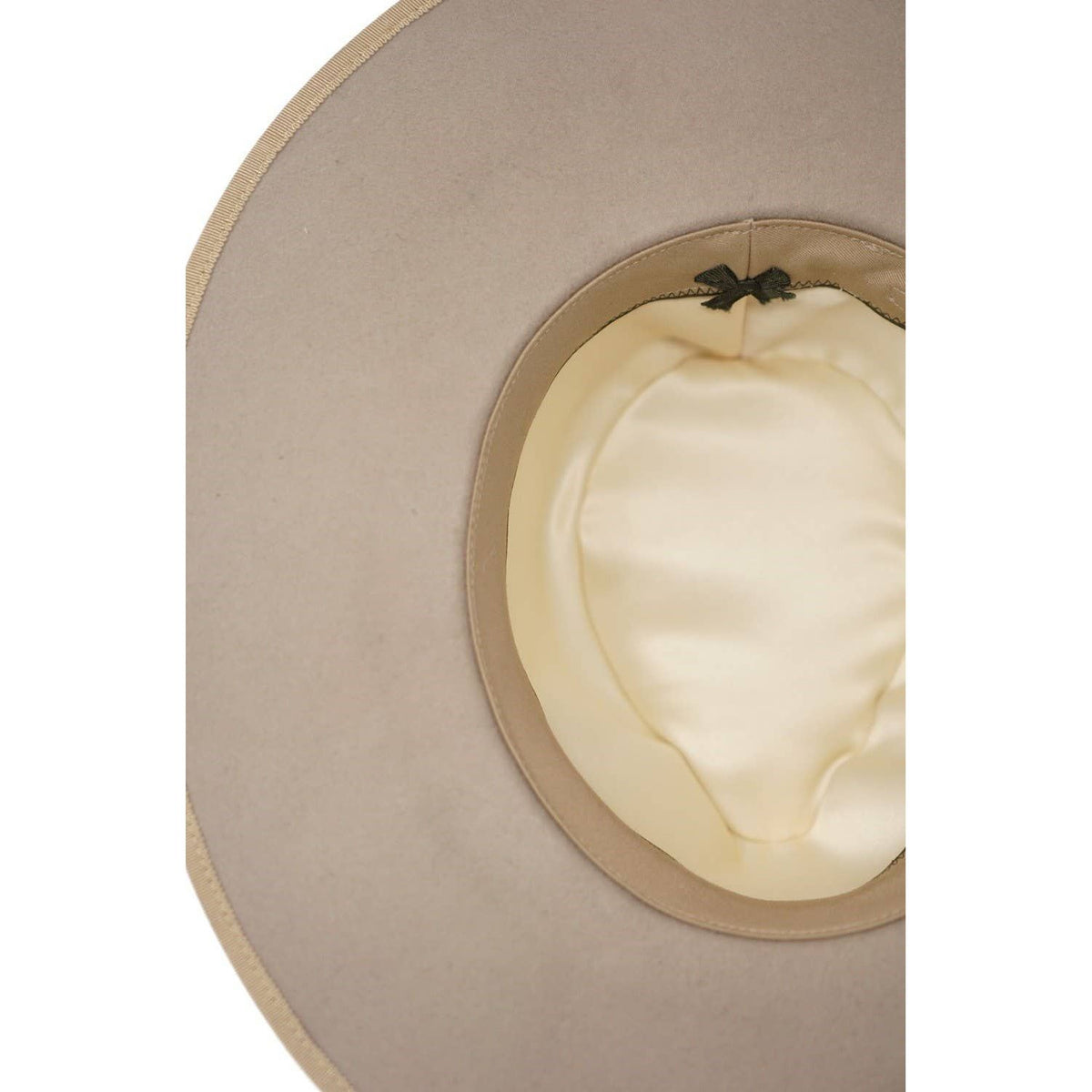 Olive & Pique Bejeweled Glitz 100% Wool Felt Rancher Hat Olive & Pique - BILLIE - 100% Wool Felt Rancher, Satin Lined  main image 2