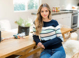 Lana Colorblock Knit THML Sweater-SALE