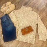 Lola Cream Turtle Neck THML Sweater-SALE