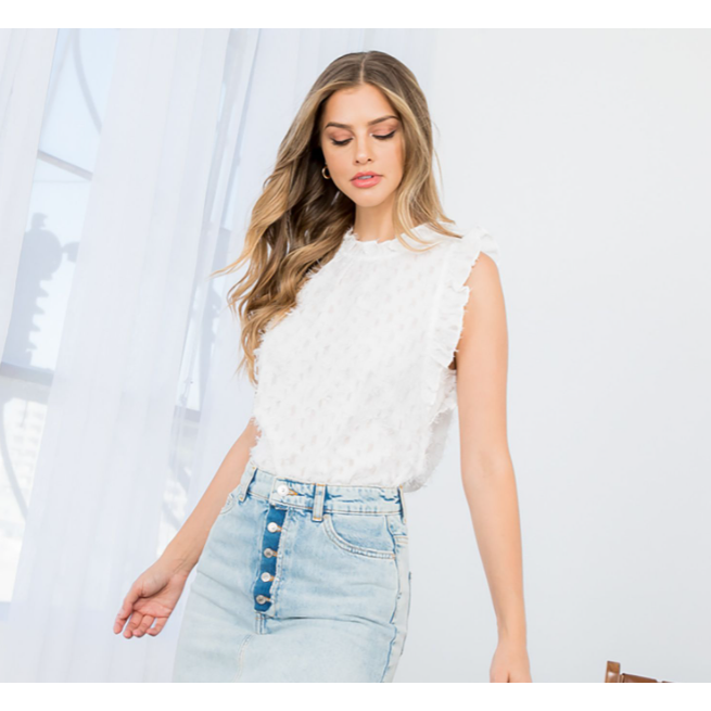 Amanda vs Ruffle Sleeve Top