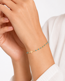 Betty Cross Dainty  Beads Bracelet