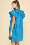 PINCH Kate Ruffle Detailed Mini Tunic Dress