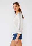 Lovestitch Dana Embroidered Long Sleeve Top