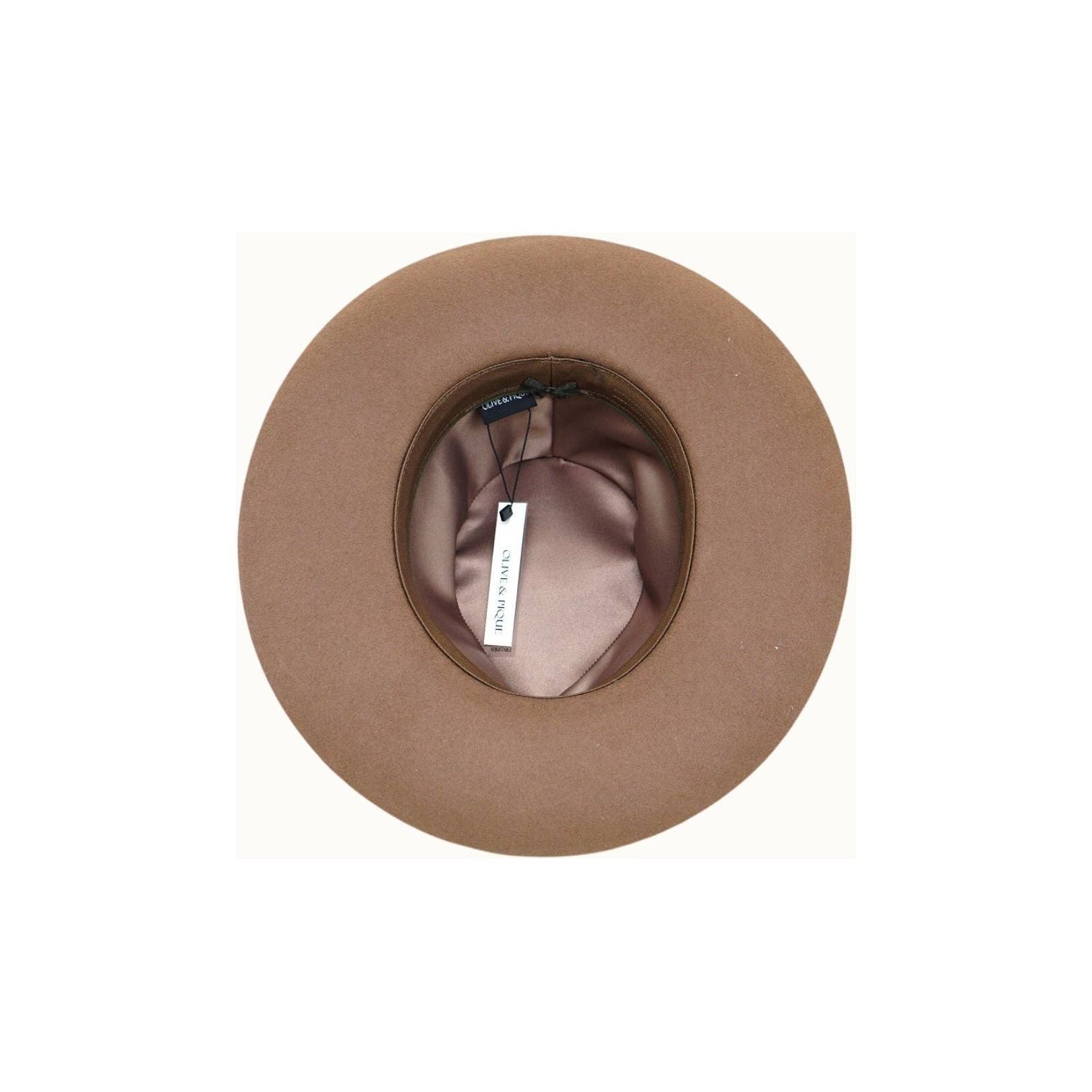 Olive & Pique - KAIA - 100% Wool Felt Rancher, Satin Lined 
