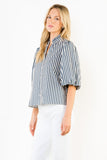 THML Eilijah Stripe Button Down  Top
