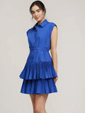Alicia Blue Current Air Mini Dress