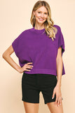 Jayce Dropped Shoulder PINCH Sweater Top