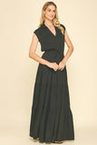 Megan Sleeveless Tiered Maxi PINCH Dress