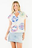 THML Stasie Lightweight Sleeveless Printed Top