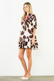 THML Briana Geometric Pattern Short Dress