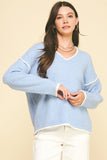 Misty V Neck Pullover PINCH Sweater