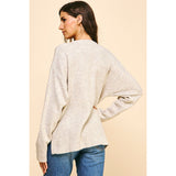 Yamileth Soft V Neck PINCH Sweater