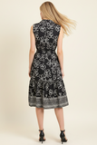 PINCH Jasmin Floral Print Tiered Midi Dress