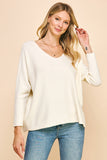 Kyla Soft V Neck Knit PINCH Sweater