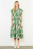 THML Jenna Short Sleeve Pattern Print Dress