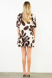 THML Briana Geometric Pattern Short Dress