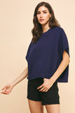Patricia Dropped Shoulder PINCH Sweater Top