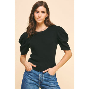 Maddie Twisted Sleeves Sweater PINCH Top