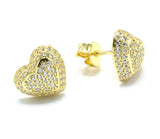 Alena Heart Stud Earrings