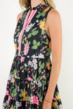 THML Isabella Sleeveless Tiered Floral Print Dress