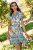 Lucia Tiered Mini Current Air Dress
