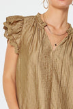 Tamara Ruffle Sleeve Current Air Blouse