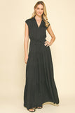 Megan Sleeveless Tiered Maxi PINCH Dress