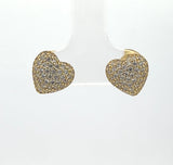 Isabella Heart Stud Earrings