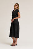 Holly Grade and Gather Black Midi Dress