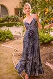 Tori Sleeveless Pleated Maxi Skies are Blue Dress