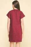 PINCH Harper V Neck Tunic Mini Dress