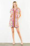 THML Paige Short Sleeve Flower Detail Dress