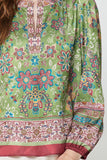 Maria Paisley Print Current Air Blouse