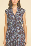 PINCH Natasha Floral Print Tiered Maxi Dress