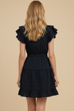 PINCH Isla Flutter Sleeve Mini Dress