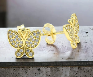 Abley Butterfly Stud Earrings