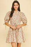 PINCH Robin Floral Print Mini Dress