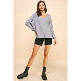 Isabelle Soft V Neck Knit PINCH Sweater