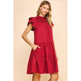 Rosie Scrunch Neck Mini PINCH Dress