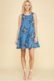 PINCH Evie Floral Embroidered A Line Mini Dress