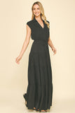 Megan Sleeveless Tiered Maxi PINCH Dress