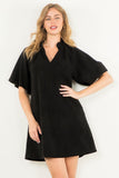 Ellie Puff Sleeve Corduroy THML Dress SALE