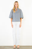 THML Eilijah Stripe Button Down  Top