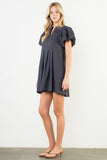THML Blair Puff Sleeve Corduroy Dress-SALE