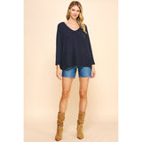 Emily Soft V Neck Knit PINCH Sweater