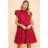 Rosie Scrunch Neck Mini PINCH Dress