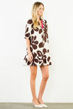 THML Briana Geometric Pattern Short Dress