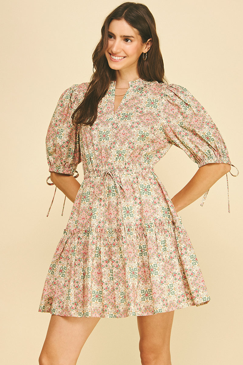 pinch dress Floral Print Tiered Midi Turn heads in this adorable Ruffle Detailed Tunic Mini Dress PINCH Kiara Stripe Collared Puff
