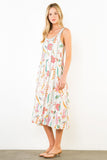 THML Alena Thin Strap Floral Pattern Dress