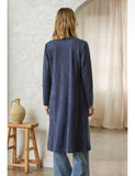 Misty Suede Skies are Blue Duster Jacket